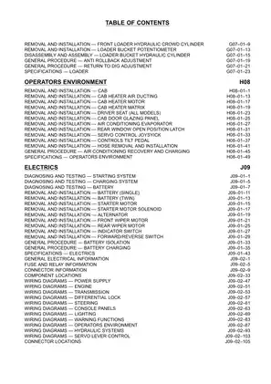 Terex 820 860/880 SX & ELITE 970/980 ELITE TX760B TX860B TX970B TX980B backhoe loader workshop manual Preview image 5