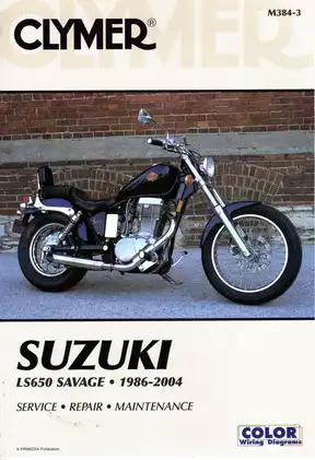 1986-2004 Suzuki LS650 Savage service repair manual Preview image 1