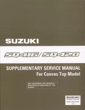 1997-2005 Suzuki Grand Vitara service manual Preview image 1