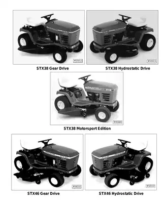 John Deere STX30, STX38 (Yellow Deck), STX46 lawn tractor technical manual Preview image 2