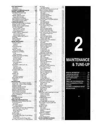 1990-2001 Johnson Evinrude 1.25hp-70hp outboard motor manual Preview image 1