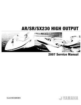 2008-2009 Yamaha AR230, SR230, SX230 HO boat service manual Preview image 2
