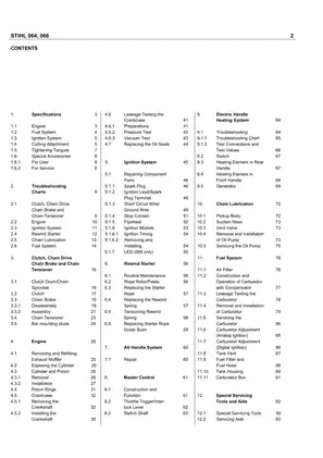 Stihl 064, 066 chainsaw service manual Preview image 2
