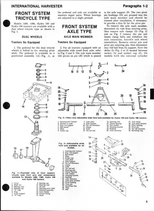 International Harvester 1466, 1468, 1486, 1566, 1586 row-crop tractor manual Preview image 5