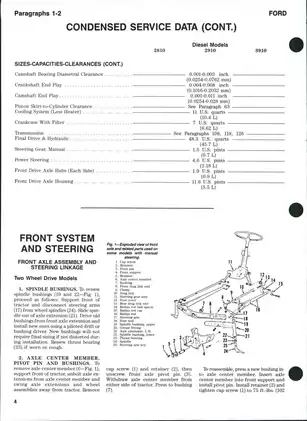 1983-1990 Ford™ 2810, 2910, 3910 utility tractor shop manual Preview image 4