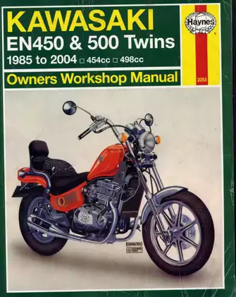 1985-2004 Kawasaki Vulcan EN450, EN500 Twins owners workshop manual Preview image 1
