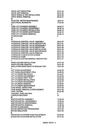 Clark OP15 forklift service manual Preview image 4