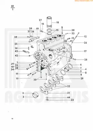1977-1980 Zetor 4911, 4945, 5911, 5945, 6911, 6945 tractor parts catalog Preview image 1