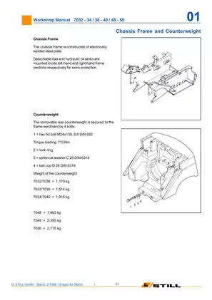 Still R70-20, R70-25, R70-30, R70-35, R70-40, R70-45 diesel LPG fork truck workshop manual Preview image 2