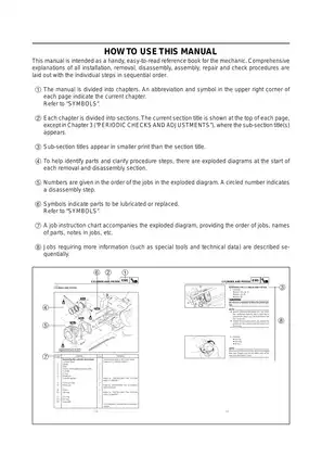 2004-2009 Yamaha Vino 125, YJ125S scooter service manual Preview image 4