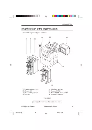 Canon imageRUNNER 8500, iR-8500 multifunction printers/copiers service guide Preview image 5