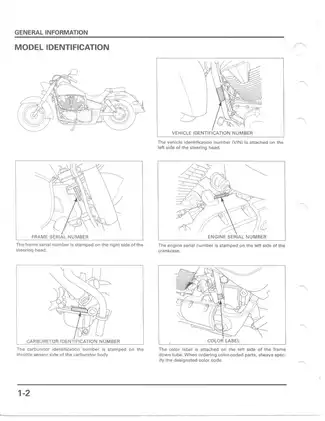 2003-2004 Honda VTX1300R, VTX1300S service manual Preview image 5