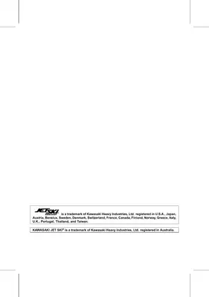 2001-2013 Kawasaki STX-15F Jet Ski service manual Preview image 2