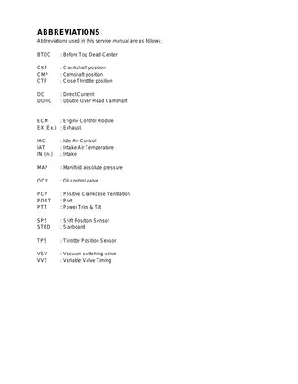 2004-2014 Suzuki DF200, DF225, DF250 4-Stroke V6 outboard engine service manual Preview image 5