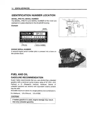 2006-2014 Suzuki DF2.5 4 Stroke outboard motor service manual Preview image 5