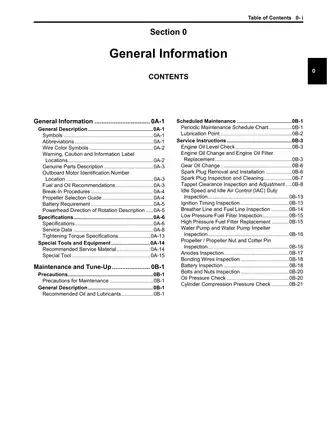 2009-2014 Suzuki DF70A, DF80A, DF90A outboard motor repair manual Preview image 5