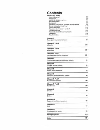 Comprehensive Vehicle Maintenance and Repair Manual for V6 and V8 Engines