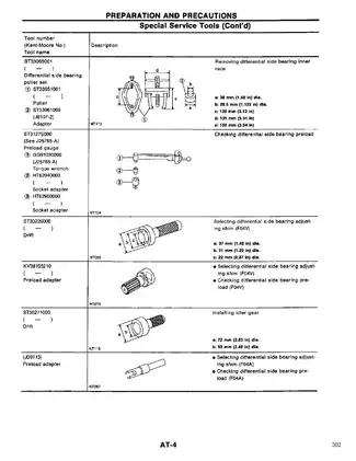 1994-1995 Nissan Maxima service manual Preview image 4