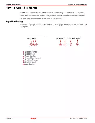 1991-2001 Mercury MerCruiser Sterndrive Alpha One Generation II Number 14 service manual Preview image 4