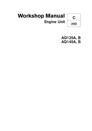 Volvo Penta AQ125A/AQ145A Workshop Manual - Comprehensive Engine Repair Guide