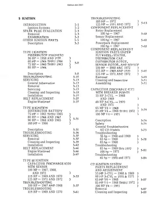 Complete Johnson/Evinrude Outboard Manual for 50-125 HP Engines (1958-1972) Preview image 3