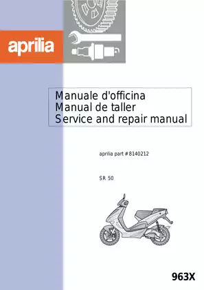 1992-2013 Aprilia SR50 service and repair manual Preview image 1