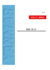 Yanmar SD20, SD30, SD31 Sail Drive Unit Service Manual (P/N A0A5054-JC03) – preview page 1