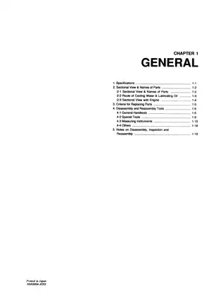 Yanmar SD20, SD30 & SD31 Sail Drive Unit Service Manual Preview image 5