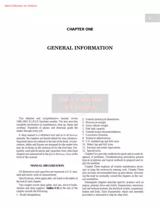 Comprehensive Service Manual for 1986-2003 Harley Davidson XL/XLH Sportster Models