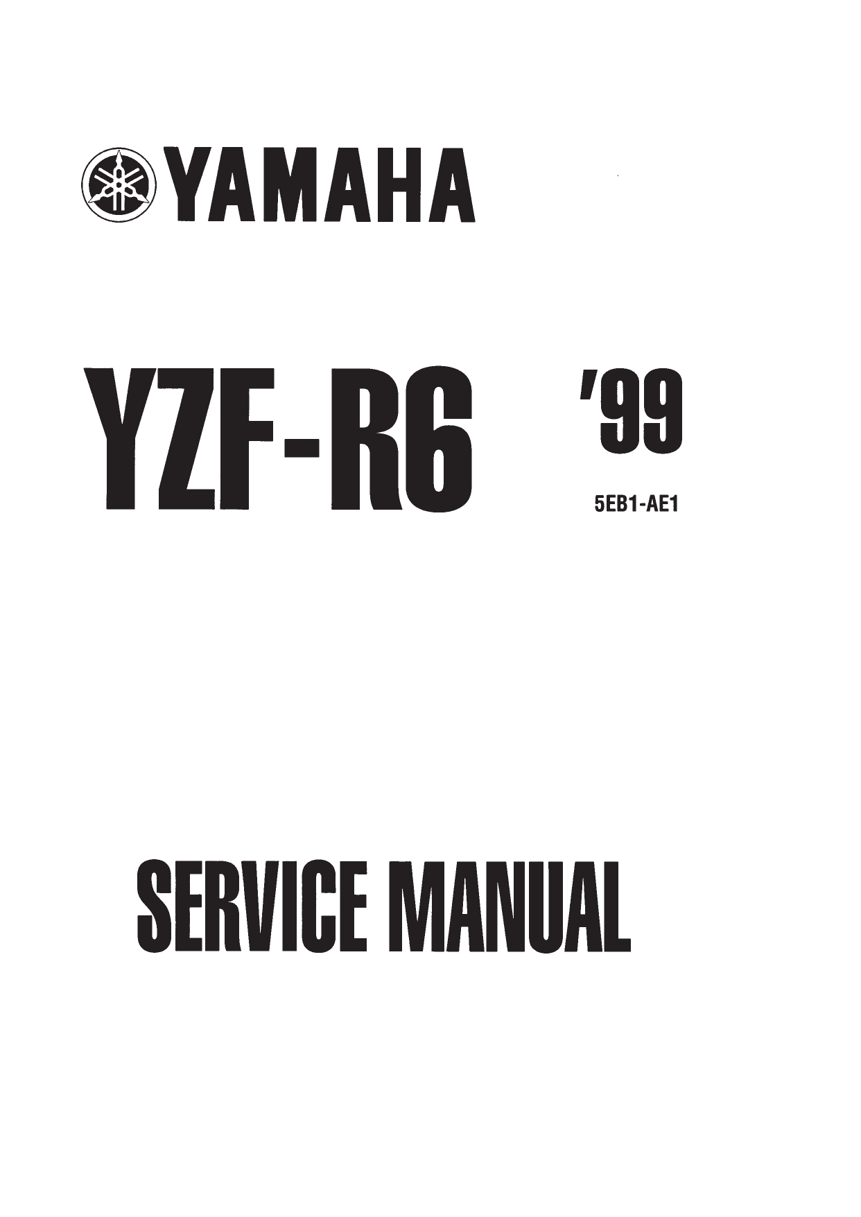 1998-2002 Yamaha YZF-R6 repair manual Preview image 1