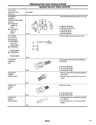1997 Nissan Maxima A32 AT Automatic Transaxle manual Preview image 5