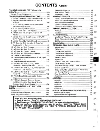 1998 Nissan Maxima A32 repair manual Preview image 2