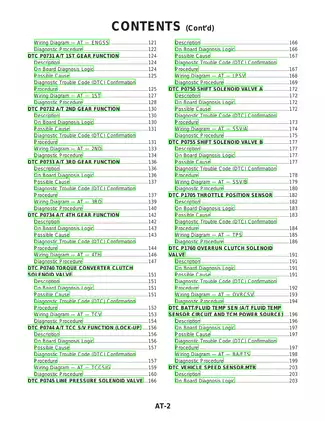 2001 Nissan Maxima A33 repair manual Preview image 2