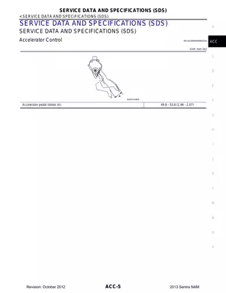 2013 Nissan Sentra B17 ACC Accelerator Control System manual Preview image 5