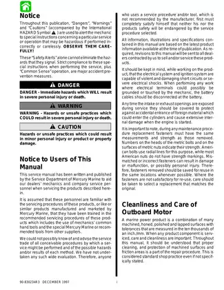 Mercury Marine Outboard 75/90 Service Manual - Comprehensive Guide Preview image 2