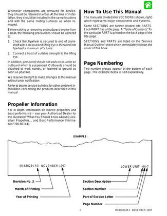 1994-1998 Mercury Mariner 75hp,  90hp, 100hp, 115hp, 125hp outboard service manual Preview image 3