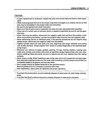 Suzuki DF2.5 Outboard Motor Service Manual (2008 Model) Preview image 4