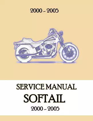 2000-2005 Harley-Davidson Softail service manual Preview image 1