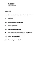 2013 Arctic Cat Bearcat, F, M, T, XF, TZ1, Z1, and Sno Pro Series Snowmobile Repair Manual (P/N 0613-065) – preview page 4