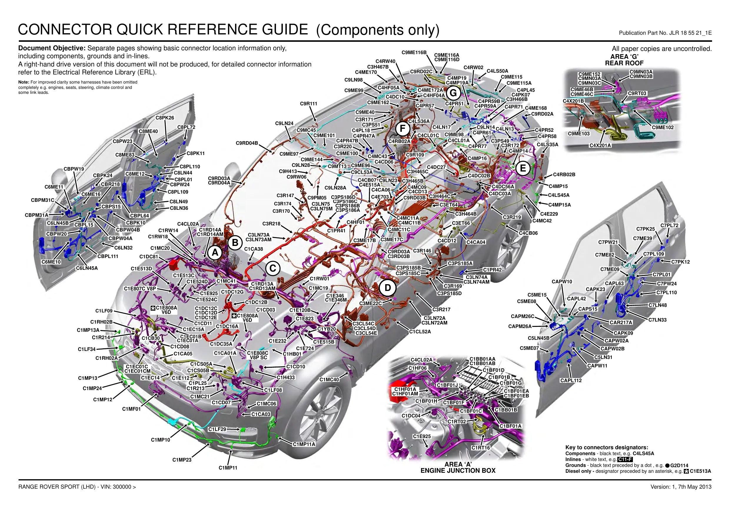 2012-2014 Range Rover Sport TDV6  3.0L Diesel, V6  S/C 3.0L petrol, V8 5.0L petrol, V8 S/C 5.0L petrol repair manual Preview image 1