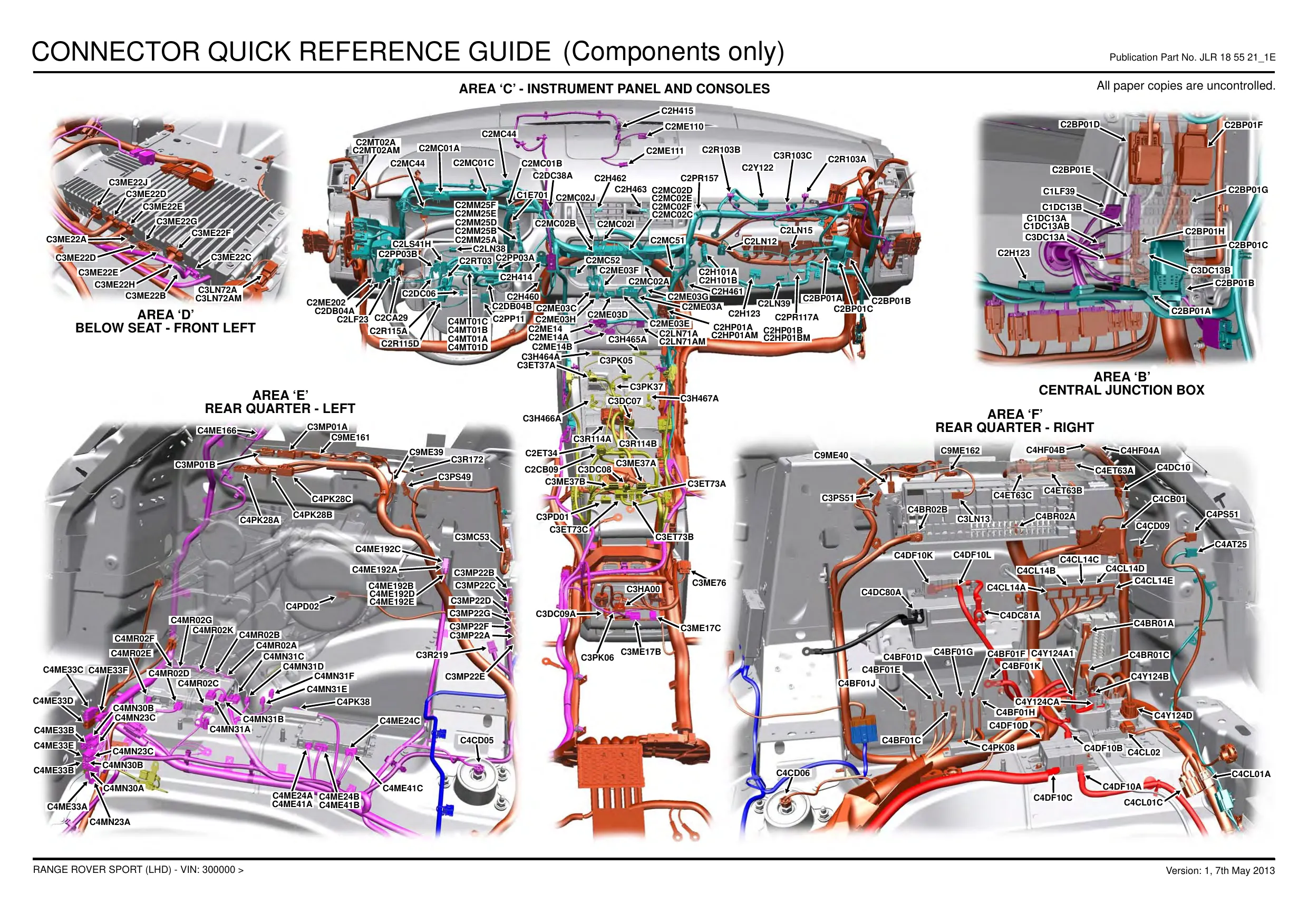 2012-2014 Range Rover Sport TDV6  3.0L Diesel, V6  S/C 3.0L petrol, V8 5.0L petrol, V8 S/C 5.0L petrol repair manual Preview image 4