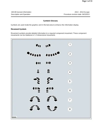 2013–2014 Ford Escape Service Manual (P/N FG12345) – preview page 1