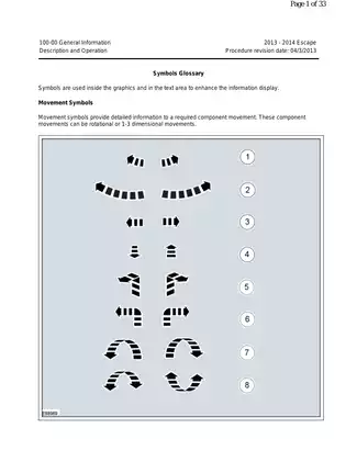 2012-2014 Ford Escape manual Preview image 1