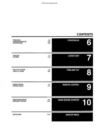 1990-2001 Johnson Evinrude outboard 1.25hp-70hp service manual Preview image 2