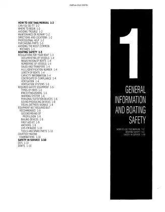 1990-2000 Mercury Mariner outboard motor 2.5hp-275hp manual Preview image 3