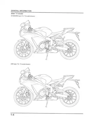 2014 Honda CBR1000RR Fireblade repair manual Preview image 4