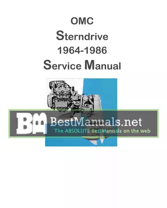 OMC Sterndrive Service Manual (1964-1986) - Complete Guide