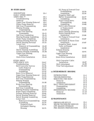 1964-1986 OMC Sterndrive service manual Preview image 5