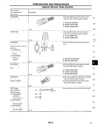 1994 Nissan Maxima factory service manual Preview image 5