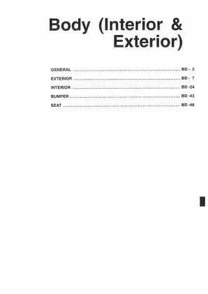 2002-2013 Hyundai Matrix service manual Preview image 1